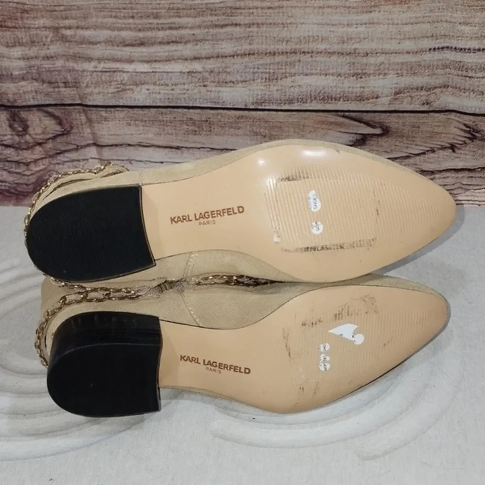 New Karl‎ Lagerfeld Paris Cassie Booties Size 6.5